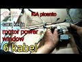 Cara mendiagnosa motor power window kia 6 kabel // How to diagnose a kia 6 cable power window motor