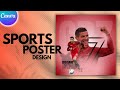 How to create Sports Poster Design in Canva | Canva Tutorials