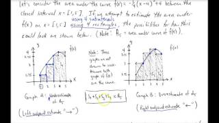Calculus - Area Under Curve /Riemann Sums