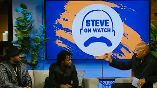 Steve Harvey Has Man 2 Man Talk With Richway tilla  ,Father Of 7 Year Old Jaslyn Adams