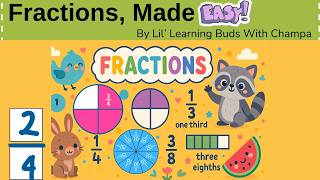 🟢 FRACTIONS Made EASY! The Step-by-Step Tutorial Guide with Fun Examples for Kids! ✅ #mathforkids