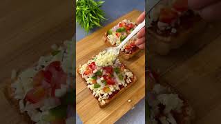 Bread Pizza recipe | Indian style pizza | Flavours Of Food