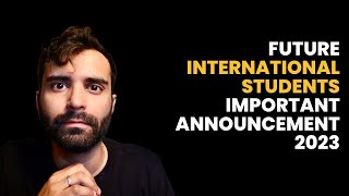 Future International Students Important Announcement! 🇺🇸