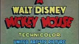 ミッキーの夢物語 Walt Disney 1936 Thru The Mirror