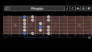 C Phrygian scale shape 4 #guitarlesson