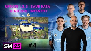 SAVE DATA SOCCER MANAGER 2025 1.2.3 PARTE 4 TODO O POTENCIAL MÁXIMO 99