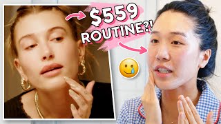We Tried Hailey Bieber's ENTIRE Skincare Routine!