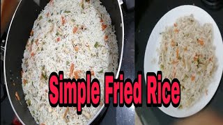 10 മിനുട്ടിൽ നാടൻ ചിക്കൻ ഫ്രൈഡ് റൈസ് / Simple Fried Rice Recipe😋😊