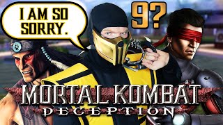Scorpion plays MORTAL KOMBAT DECEPTION part 9! (kind of) | Mortal Kombat PARODY!