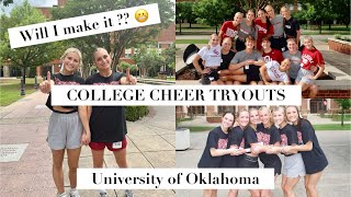 COLLEGE CHEER TRYOUTS | University of Oklahoma