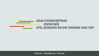 🔴LIVE: Vorstellung des Koalitionsvertrags zwischen SPD, Bündnis 90/Die Grünen und FDP