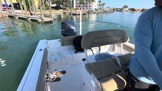 How to back a single engine outboard into a slip (steer before gear)