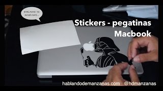 Sticker's y pegatinas para un ordenador Mac