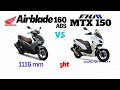 honda airblade 160 abs vs fkm mtx 150 side by side comparison specs u0026 price 2024 philippines