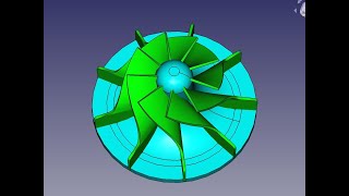 FreeCad Турбина