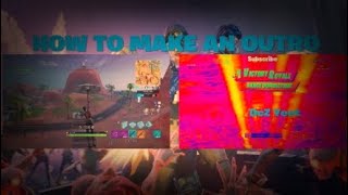 How To Make An Outro On SHAREfactory (PS4)
