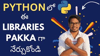 Top 10 Python Libraries in Telugu | Python Libraries in Telugu | Python in Telugu