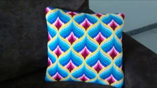 BORDADO BARGELLO -  MATERIAL  AULA 01 - #0086