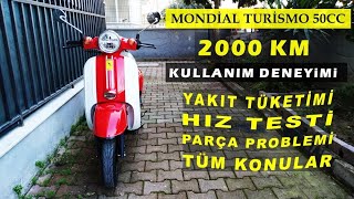 MONDİAL TURİSMO 2000 KM DENEYİMİ / YAKIT TÜKETİMİ HIZ TESTİ YEDEK PARÇA SIKINTISI / MONDİAL TURİSMO