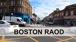 London England, Boston Road HANWELL W7 London 2023 4K walking tour