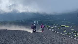 富士山　宝永山　大砂走り