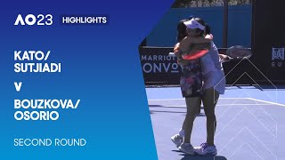 Kato/Sutjiadi v Bouzkova/Osorio Highlights | Australian Open 2023 Second Round