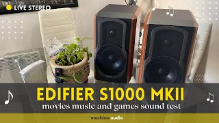 EDIFIER S1000 MKii Sound test Music Movies \u0026 Games