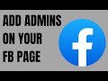How To Add Admins To Your Facebook Page