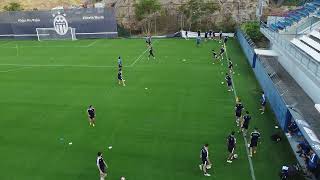 Football technical warm up (both sides)