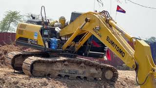 SUMITOMO SH210 excavator top machinery Cambodia 🇰🇭