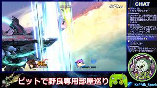 【スマブラSP】雑談ピット野良専用部屋巡り