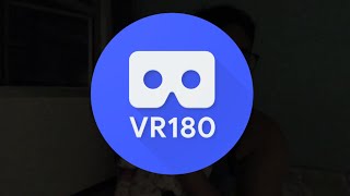 [VR180 5.7k] Vuze XR Extreme Low Light Test - Burping Baby Riley in a dark room