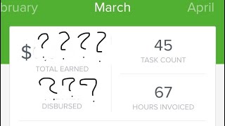 Taskrabbit Earnings for March + Algorithm Change
