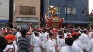 艶やか女神輿　南千住　素盞雄（すさのお）神社　天王祭２０１５　御本社中神輿　神輿振り　２０１５．６．７