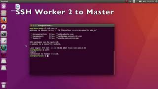 SSH from Workers 2,3 to Master DDS Phase 1