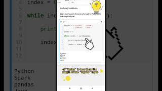 How to: Print elements of a Tuple in Python using while loop | Python Tuple Tutorial | For Beginners