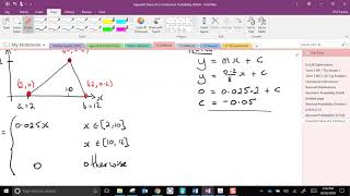 Expected Value Triangular Distribution