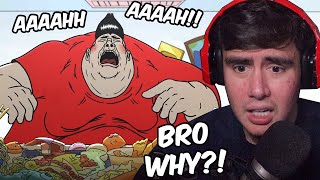 THE KING OF MUKBANG, A TINDER HORROR STORY & A KILLER BESTIE | Reacting To Scary Animations