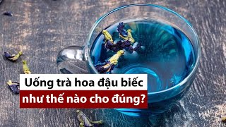 Uống trà hoa đậu biếc như thế nào cho đúng? - Sống Vui Khỏe - PLO