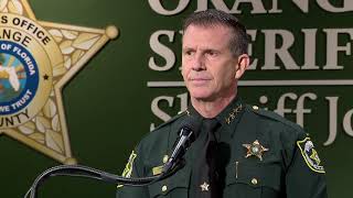 LIVE: Orange County sheriff gives update after deputy shoots suspected shoplifter outside Walmart