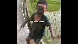Hilang kendali sampe nyebur ke sawah 😅#videolucu #shorts