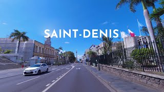 DRIVING DOWNTOWN SAINT-DENIS LA RÉUNION 🇷🇪 4K⁶⁰