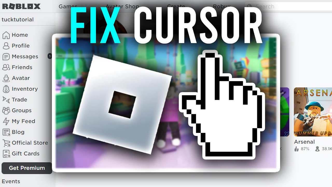 How To Fix Roblox Cursor Going Off Screen - Full Guide - YouTube