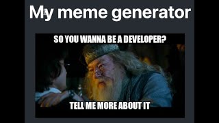Creating a meme generator with React JS (React Tutorial)