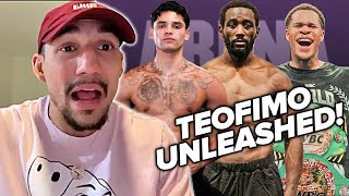 Teofimo Lopez sets RECORD STRAIGHT on Ryan Garcia fight, RIPS Crawford, Devin Haney & Rolly Romero