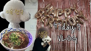 일상vlog🍀|생일주간🎂|청주당일치기|여의도나들이