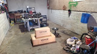 vevor 90 gallon sand blasting cabinet with 1.8 gallon dust collection system unboxing#tools#mechanic