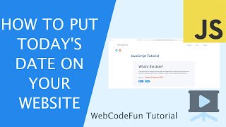 Put the date on your website: JavaScript Date Object Tutorial