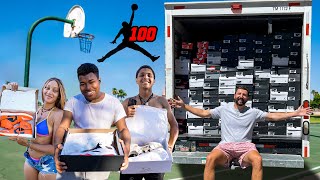 I Bought 100 Pairs Of Jordans, Then Gave Them ALL Away..
