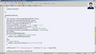 How to make simple web chat application using JAVA (Easy Way) (Step-9 check.js (addText method))